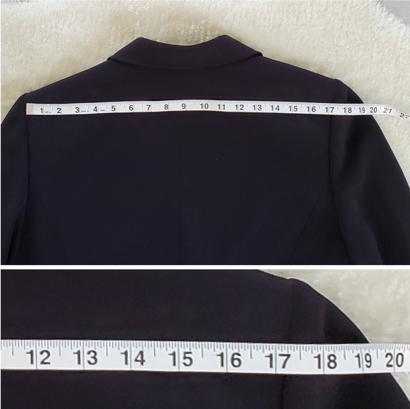 Tahari Black Button Front Blazer - Picture 11 of 14